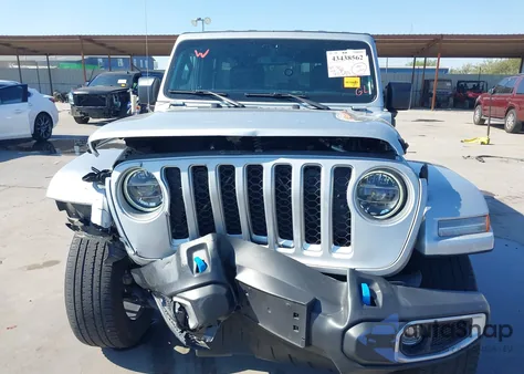 2022 Jeep Wrangler 4Xe Unlimited Sahara 4X4 z USA, uszkodzony, nr VIN 1C4JJXP66NW274456